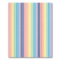 Pastel Multi Color Linear Stripe Rug