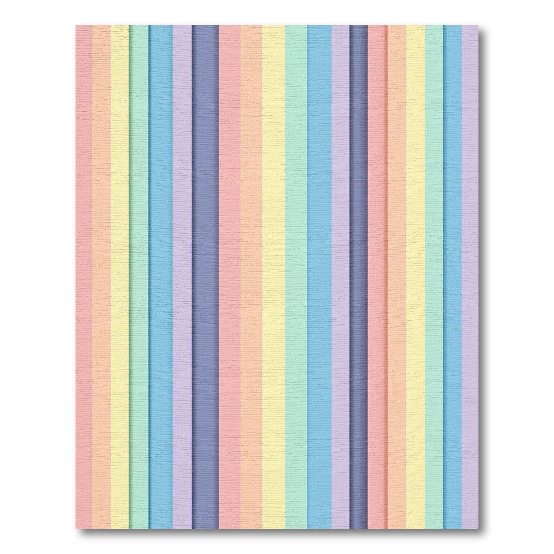 Pastel Multi Color Linear Stripe Rug