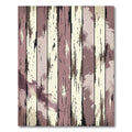 Mauve Abstract Splatter Vertical Stripes Rug