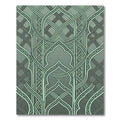 Sage Green Entwined Arch Ornamentation Rug