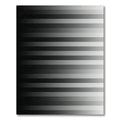 Monochromatic Linear Gradient Stripes Rug