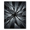 Shattered Glass Crystal Explosion Rug