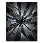 Shattered Glass Crystal Explosion Rug