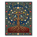 Celestial Tree of Life Birds Pomegranates Rug