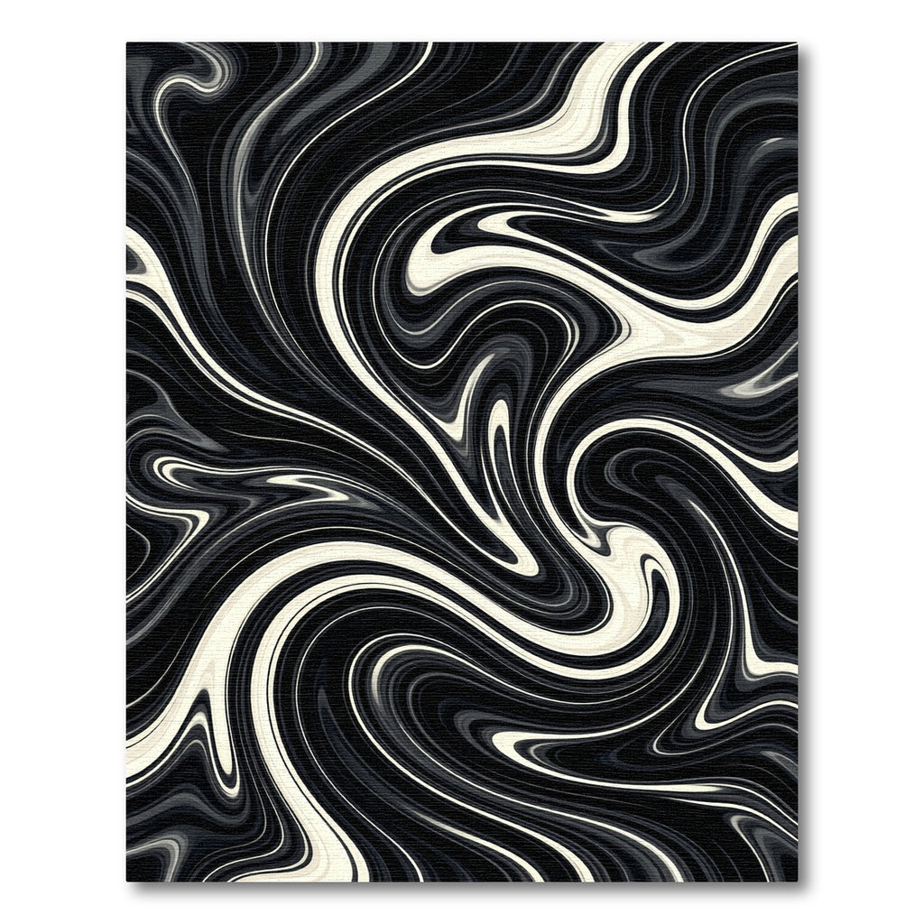 Monochromatic Swirl Flow Rug