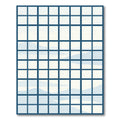 Indigo Grid Landscape Window View Rug