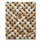 Woven Natural Tan Beige Texture Rug