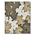 Neutral Earthy Cracked Organic Texture Rug