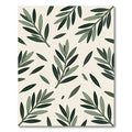 Elegant Sage Olive Branch Botanical Rug