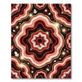 Crimson Agate With Gold Accents Rug