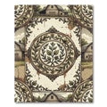 Rustic Farmhouse Wheat Botanical Art Rug