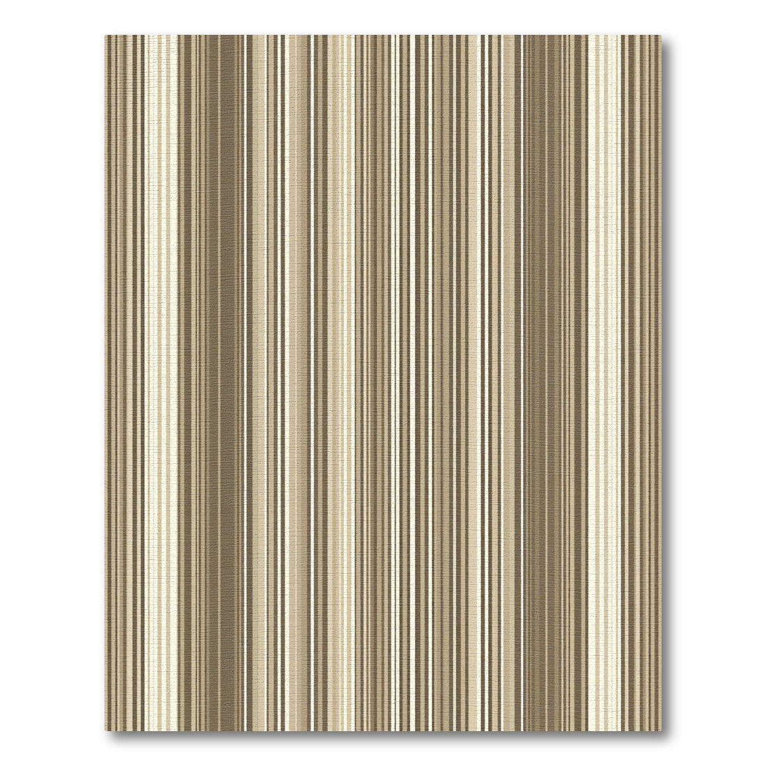 Neutral Earth Tones Varying Lines Rug