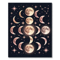Celestial Moon Phases And Stars Rug