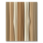 Earthy Tones Vertical Pleated Drapery Rug