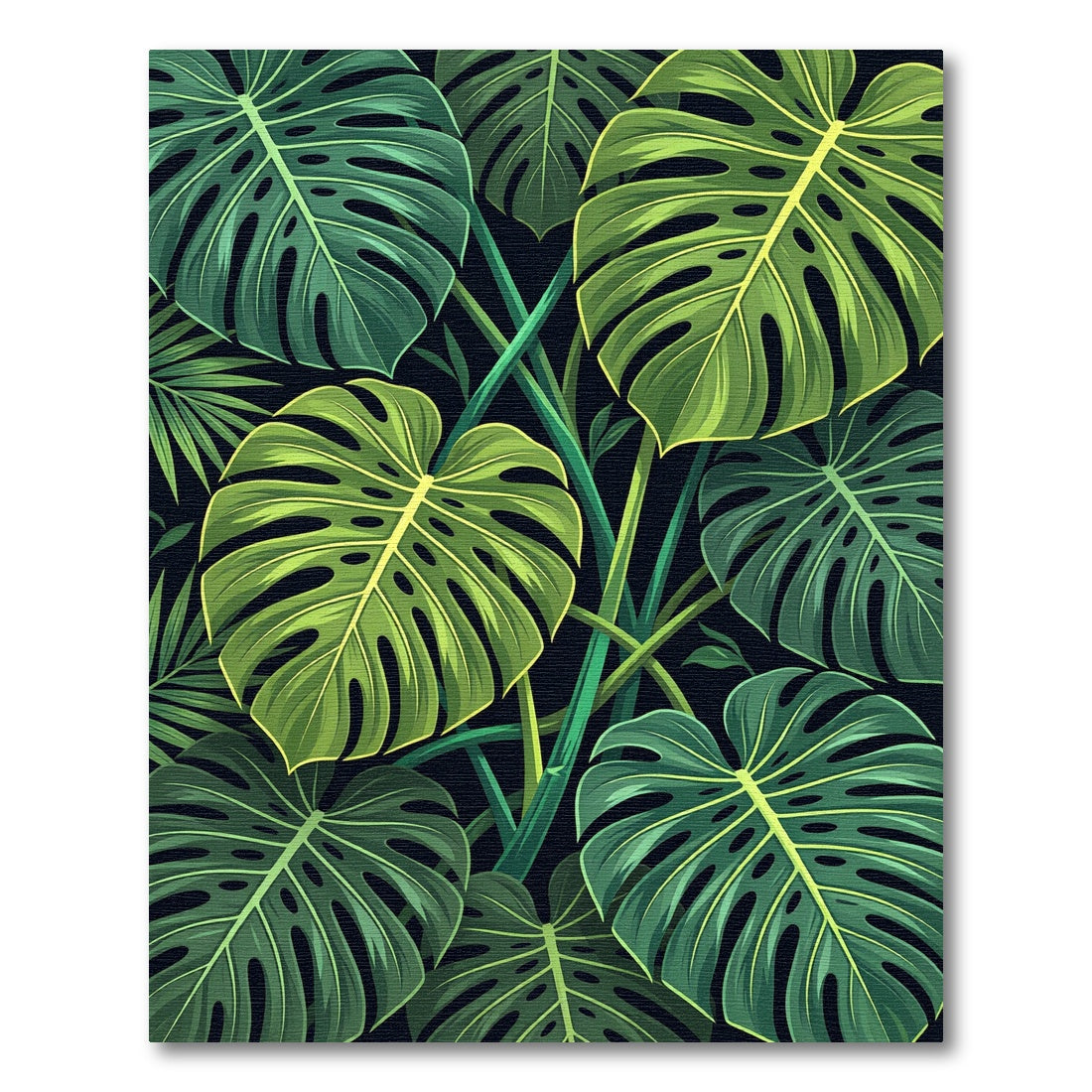 Verdant Jungle Leafy Canopy Rug