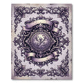 Ornate Acanthus Scrollwork Crest Rug