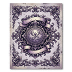 Ornate Acanthus Scrollwork Crest Rug