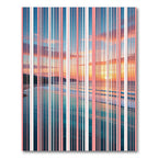Sunset Horizon Vertical Stripe Landscape Rug