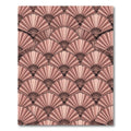 Rose Gold Fan Art Deco Rug