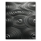 Monochromatic Concentric Circles Gradient Rug
