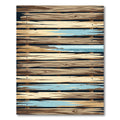 Coastal Beach Wood Plank Rug