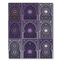 Purple Archway Medallion Intricate Floral Rug