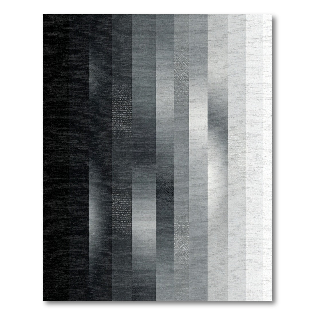 Monochrome Vertical Gradient Texture Abstract Rug