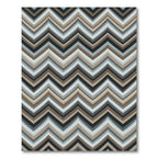 Earth Tones Striped Zigzag Rug