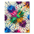 Vibrant Splash Abstract Expressionism Rug
