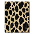 Retro Black Spots Faux Hide Rug