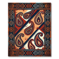 Vibrant Paisley Tribal Diamond Rug