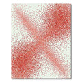 Crimson Dot Explosion Abstract Rug