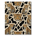 Big Cats Safari Animal Spots Rug