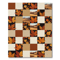 Autumn Leaves Desert Dunes Patchwork Rug
