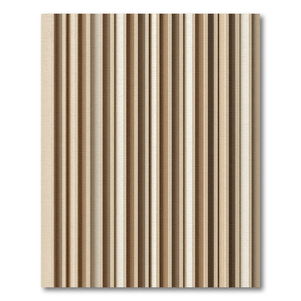 Sandy Hues Vertical Lines Rug