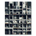 Urban Brutalist Concrete Open Structure Rug