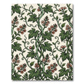 Elegance Green Vine Salmon Floral Scroll Rug