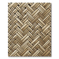 Neutral Woven Herringbone Texture Rug