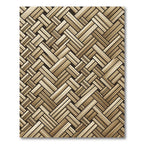 Neutral Woven Herringbone Texture Rug