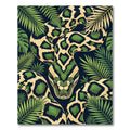 Emerald Python Jungle Serpent Rug