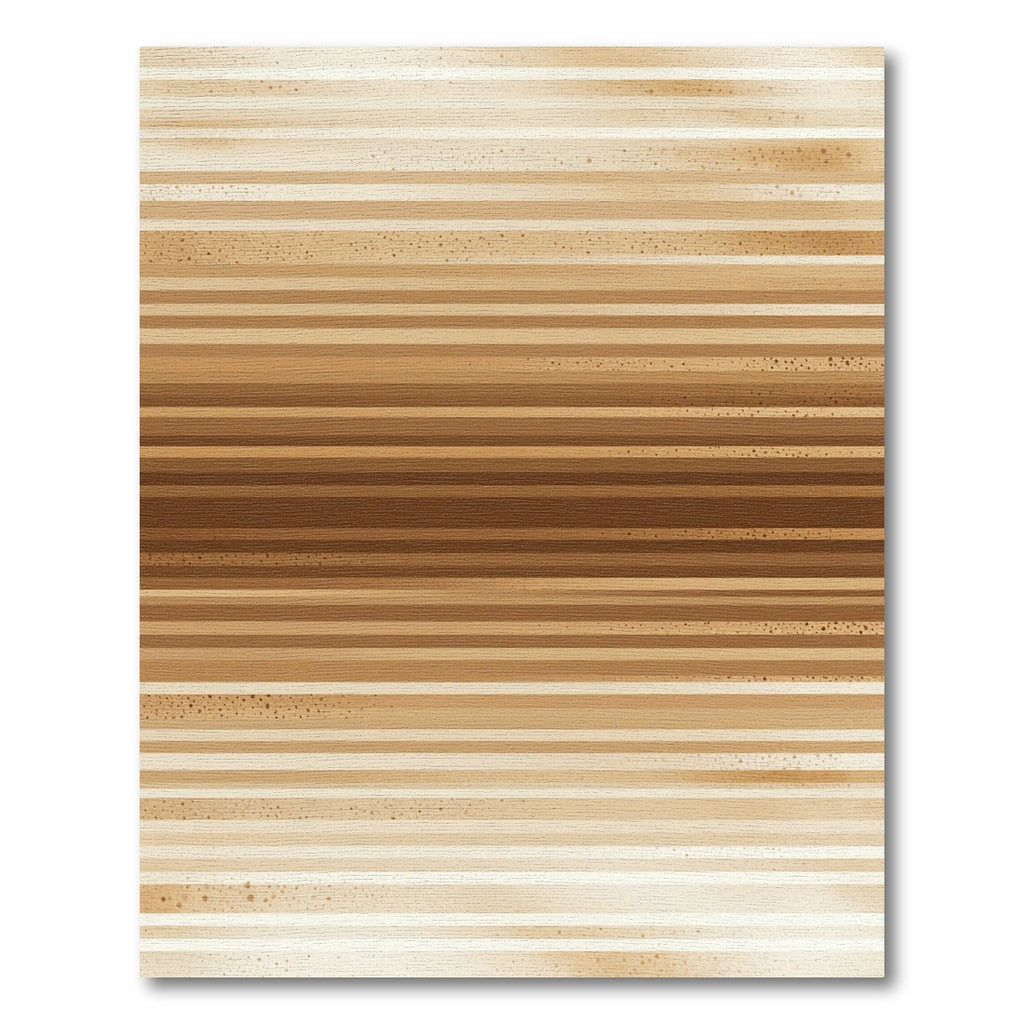 Minimalist Earth Tone Striped Area Rug