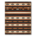 Earthy Tone Diamond Stripe Rug