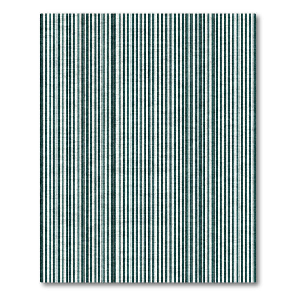 Deep Teal Vertical Stripe Rug