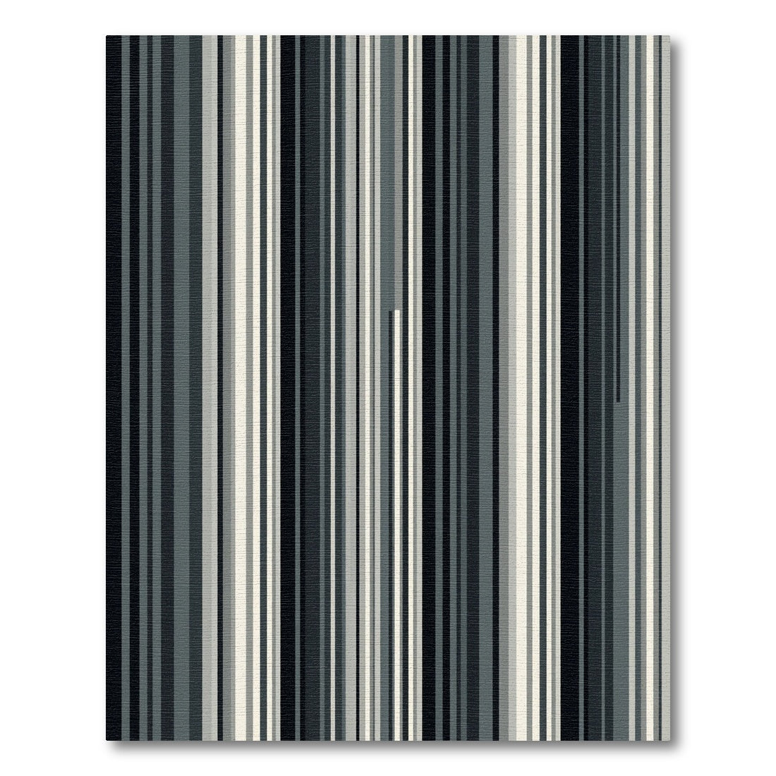 Monochromatic Vertical Stripe Rug