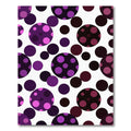 Rich Purple Polka Dot Circles Rug