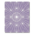 Lavender Celestial Starburst Radiant Rug