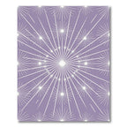 Lavender Celestial Starburst Radiant Rug