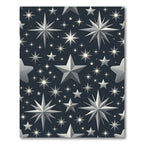 Cosmic Starry Night Silver Rug
