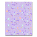Pastel Lavender Abstract Botanical Branches Rug