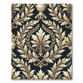 Classic Gold Acanthus Leaf Scroll Rug